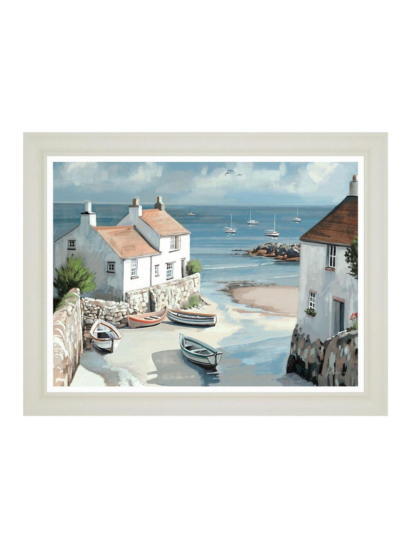 Art Marketing Blue Calm Cove wall art 72x92 cm, UK version
