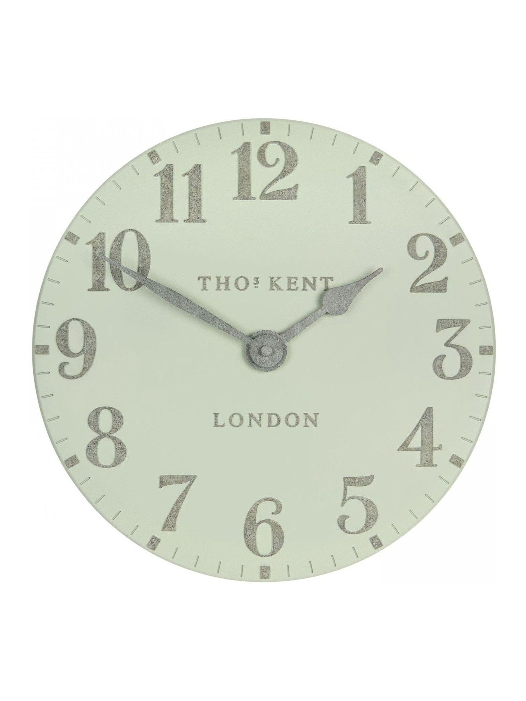 Thomas Kent Pearl Green 12 Willow Wall Clock 30cm (British brand)