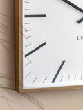 Gallery Home Penrose light wood wall clock 50cm (British brand)