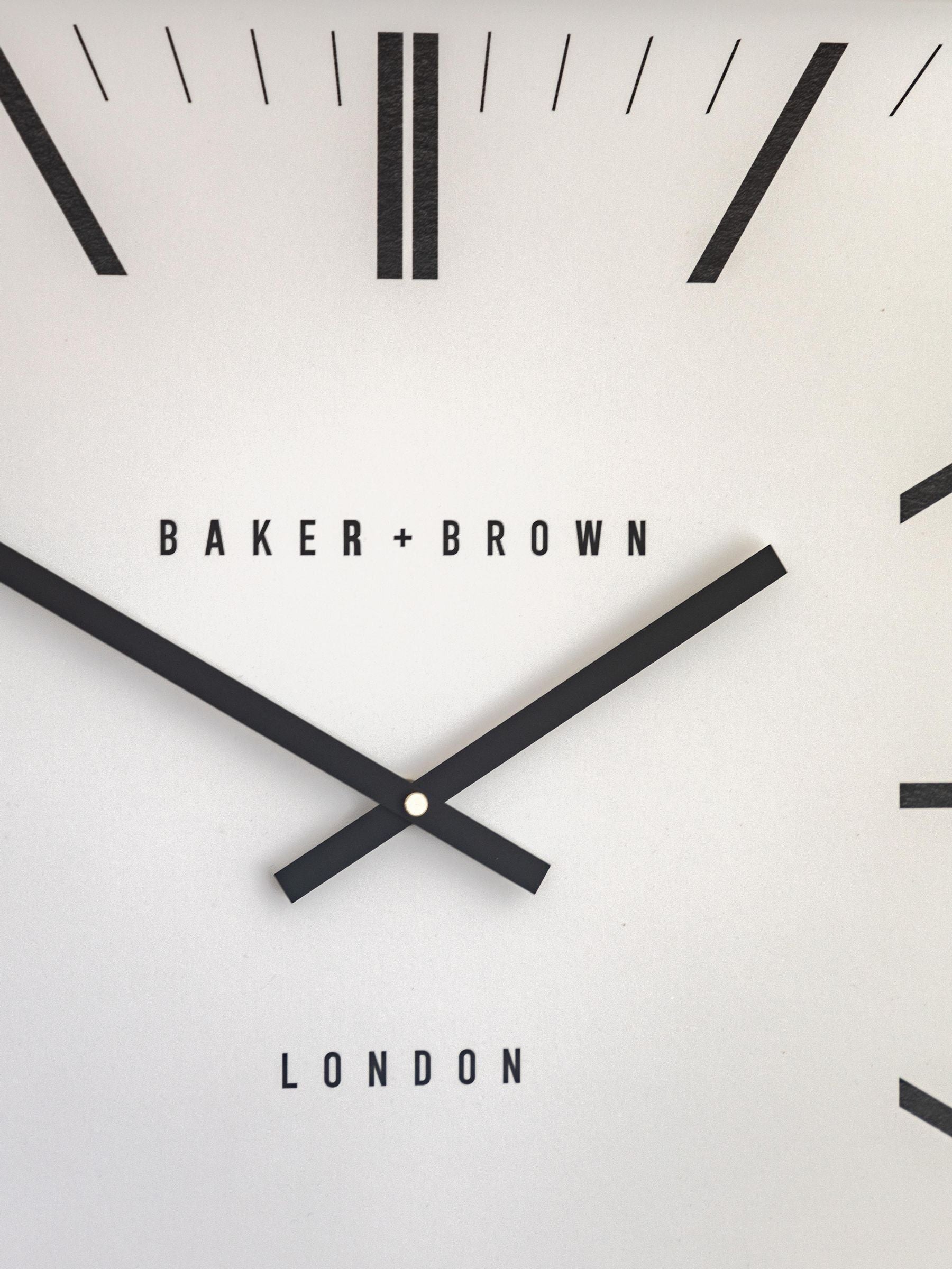 Gallery Home Penrose light wood wall clock 50cm (British brand)