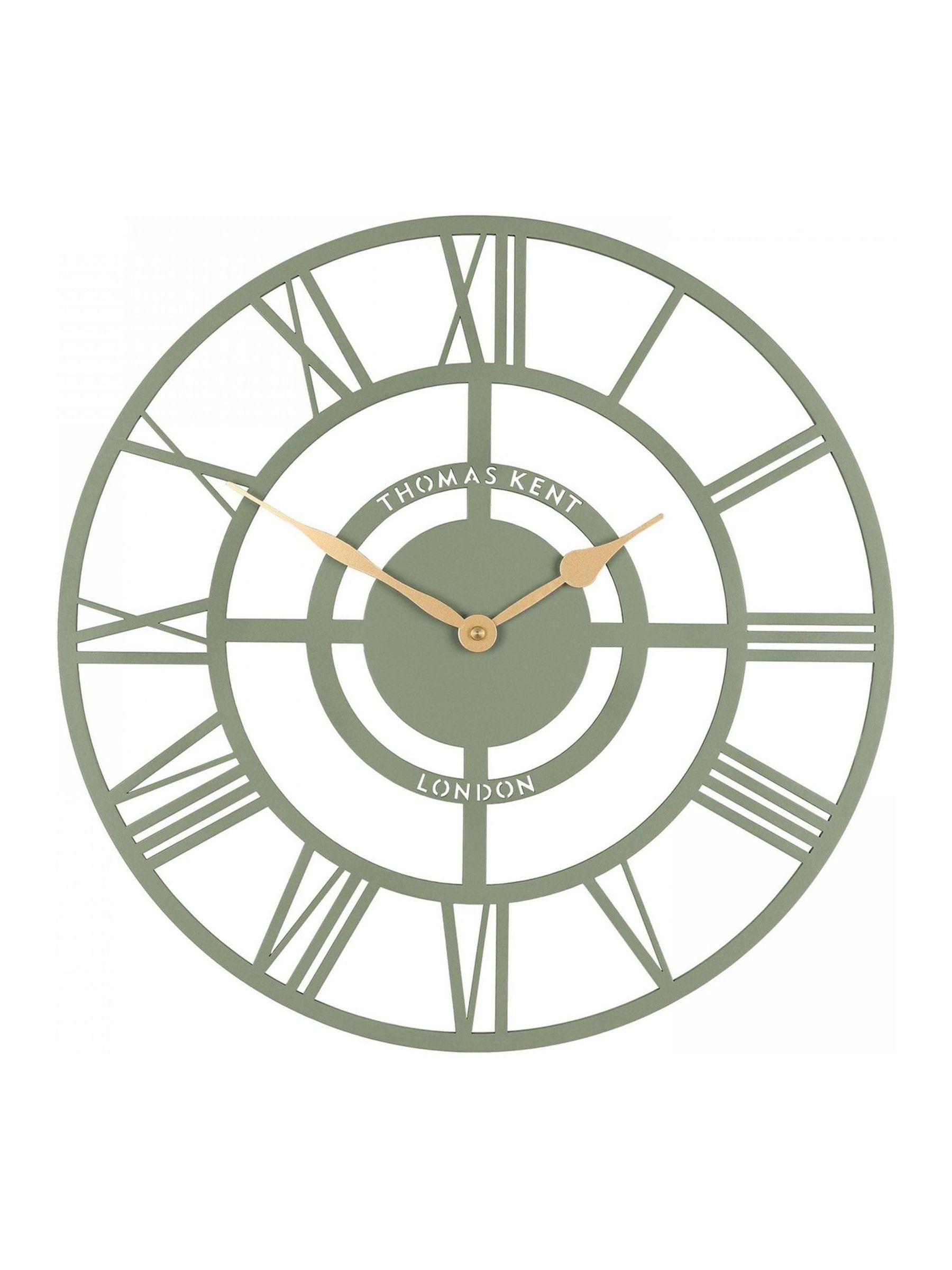Thomas Kent Olive Clock 40cm, imported from the UK