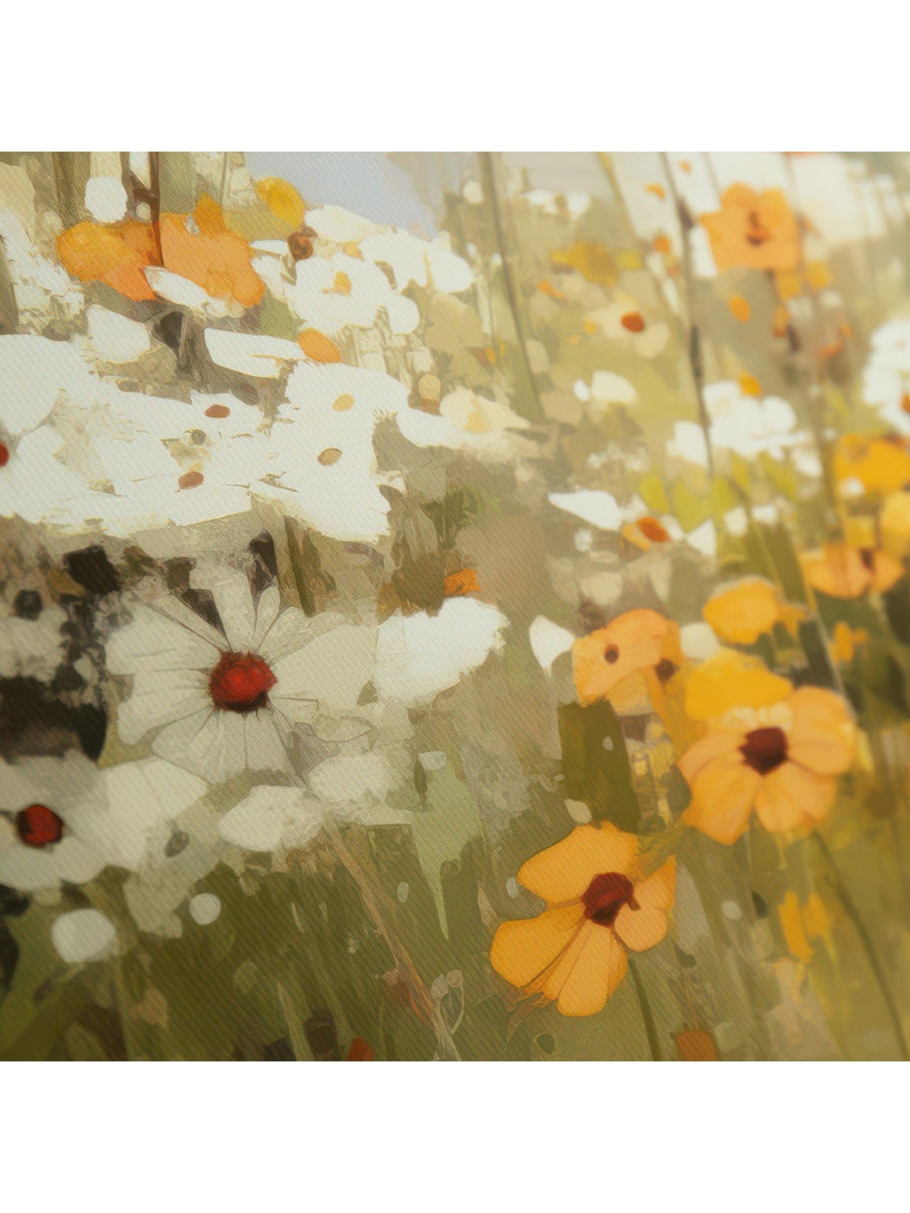 Art Marketing Multicoloured Wildflower Reflections Wall Art