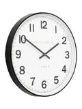 Gallery Home Black Whitmore wall clock 50cm, UK version