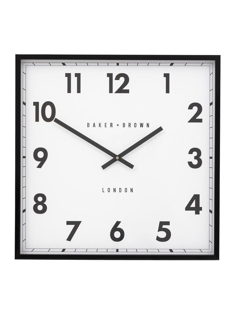 Gallery Home Black Pinehurst Wall Clock 50cm