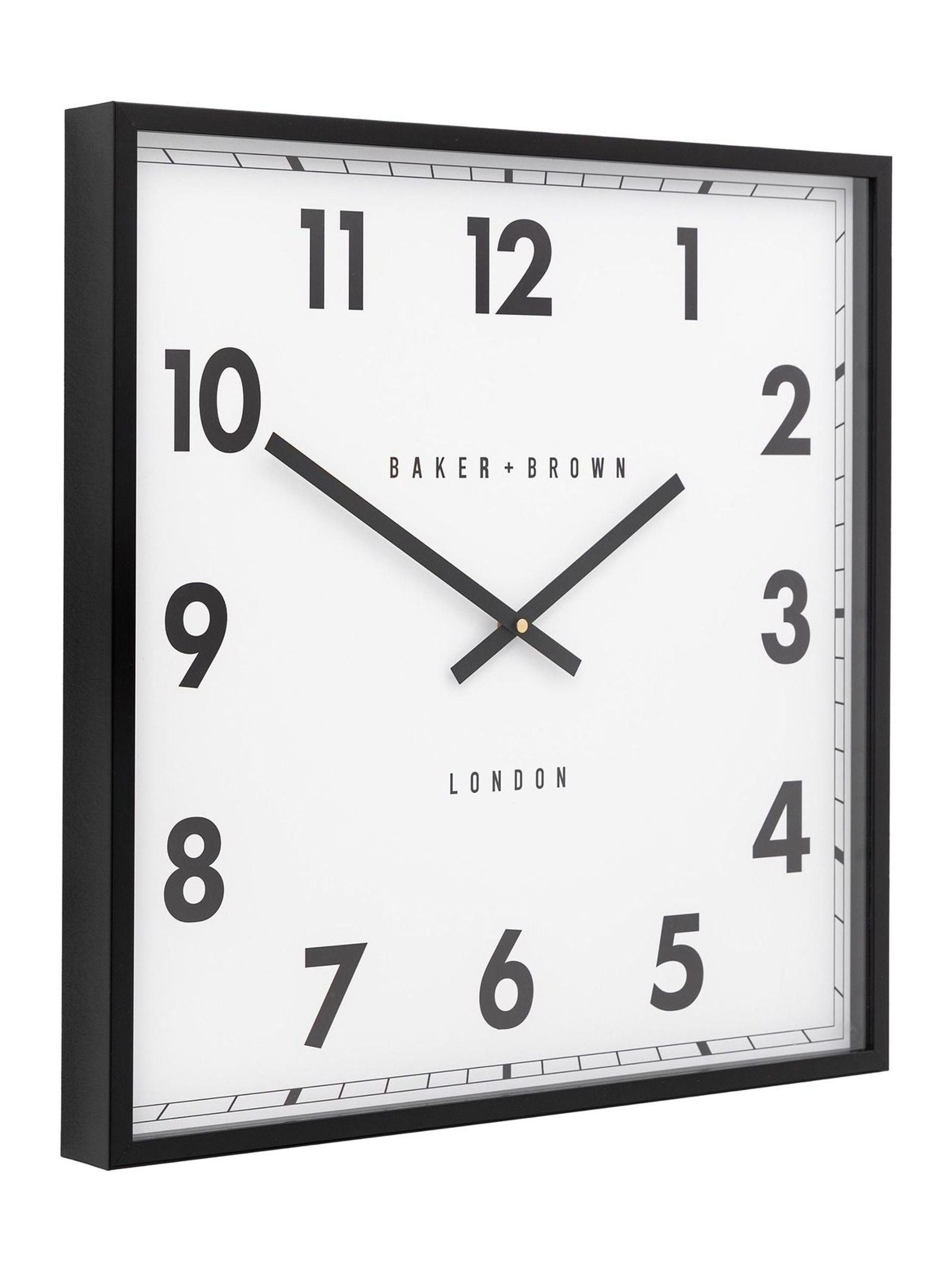 Gallery Home Black Pinehurst Wall Clock 50cm