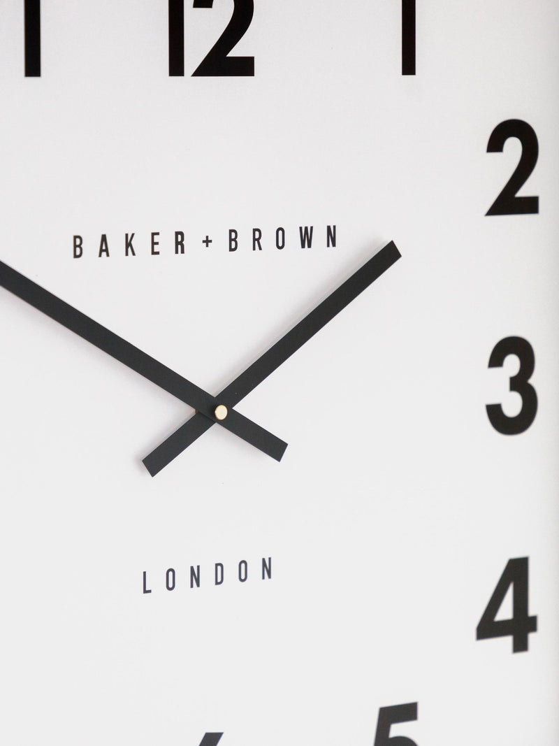 Gallery Home Black Pinehurst Wall Clock 50cm
