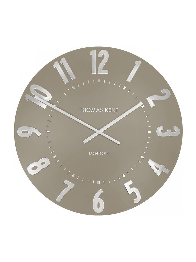 Thomas Kent Clocks Mocha Cedar wall clock 51cm (British brand)