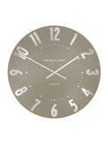 Thomas Kent Clocks Mocha Cedar wall clock 51cm (British brand)