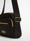 Barbour International black Qualify City crossbody bag, UK version