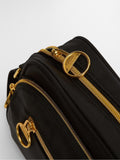 Barbour International black Qualify City crossbody bag, UK version
