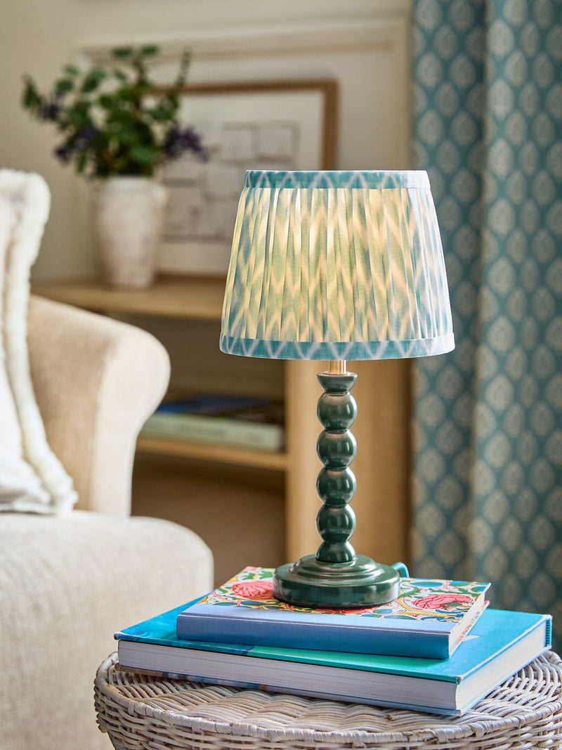 Green Mini Bobbin Table Lamp