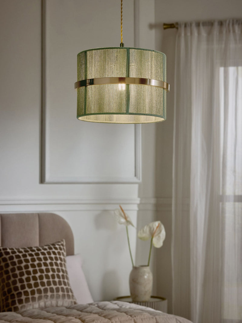 Sage Green Helmdon Small Ceiling Light