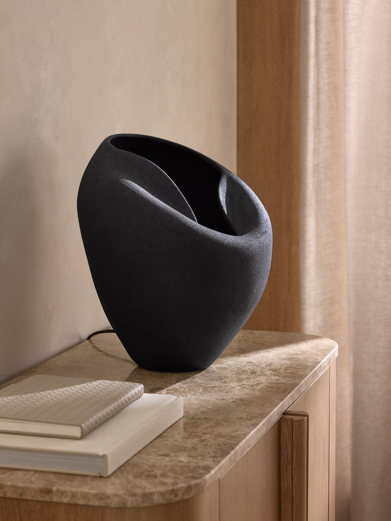 Black N. Isac table lamp 35cm, UK version