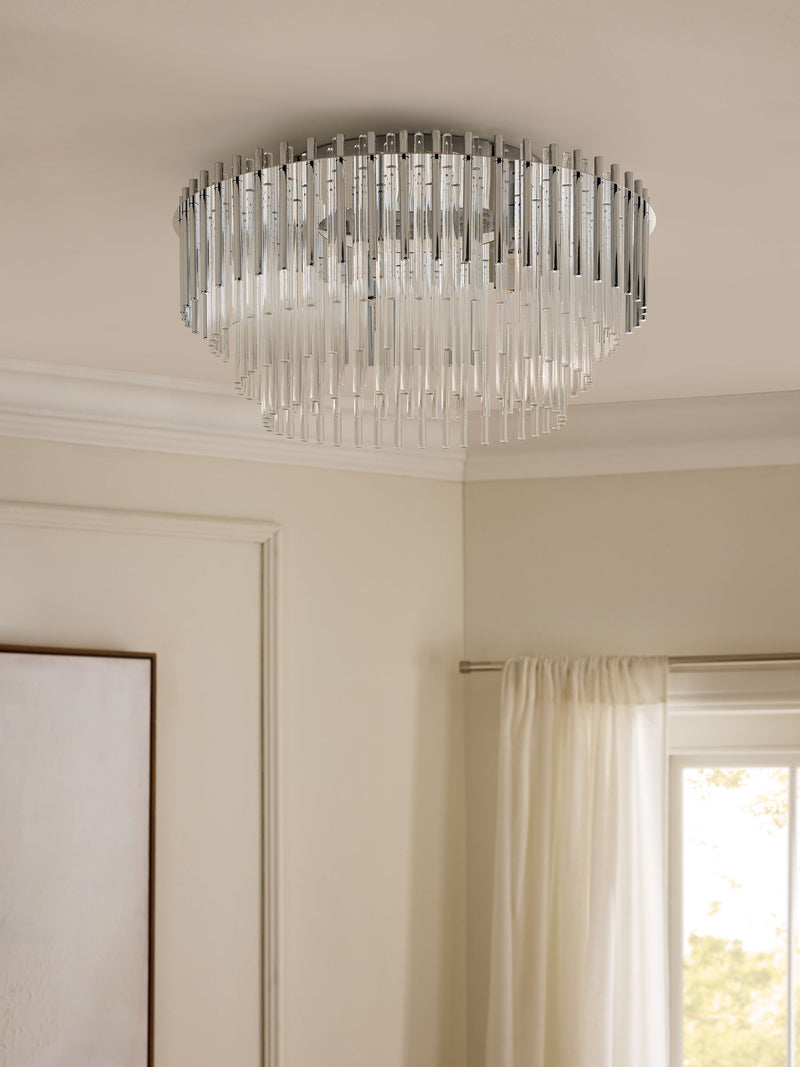 Next Arundel Brass Glass Ceiling Light 45cm - British product
