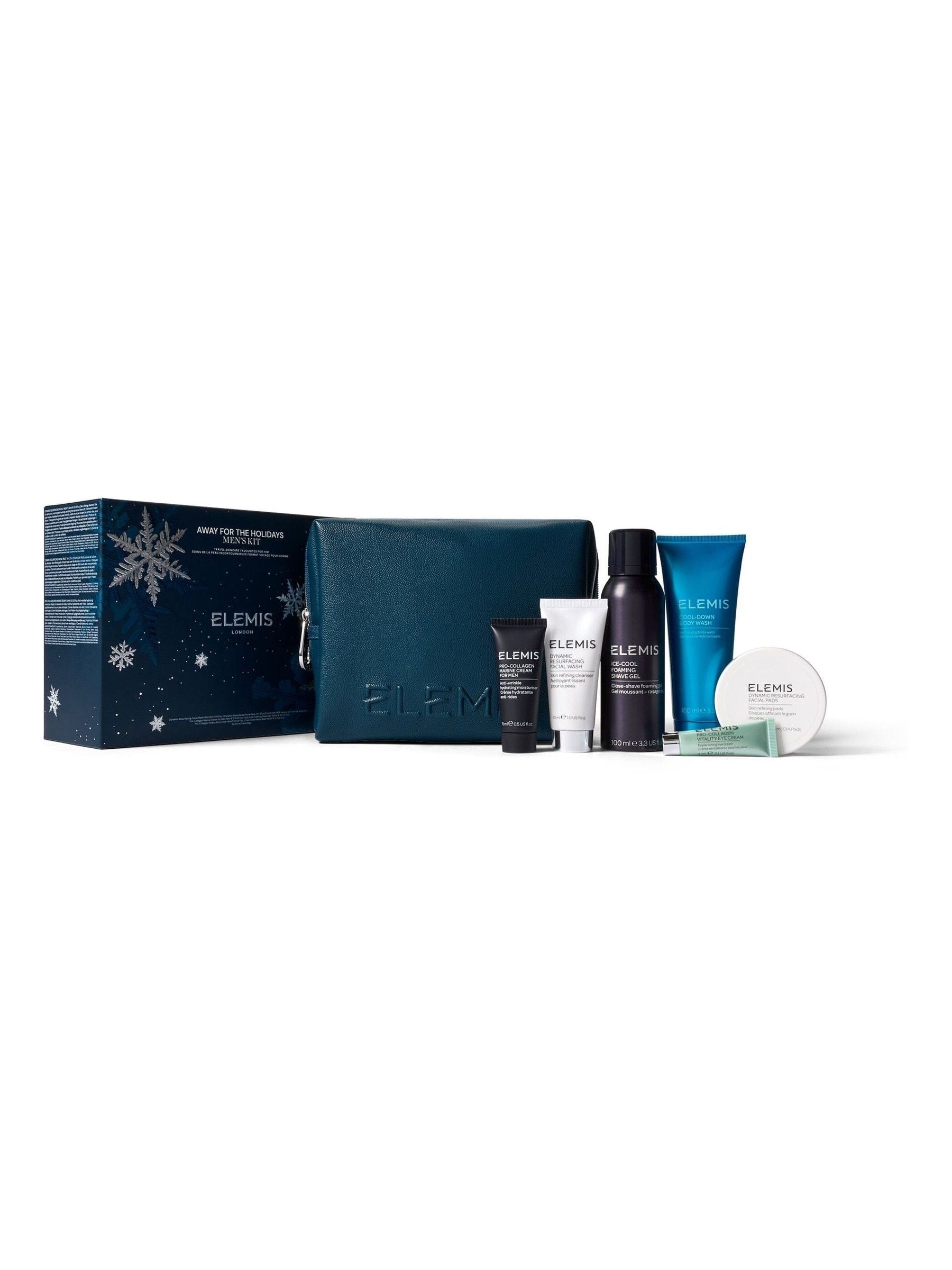 ELEMIS Away for the Holidays Mens Kit Gift Set (Worth £128) Saving 34%