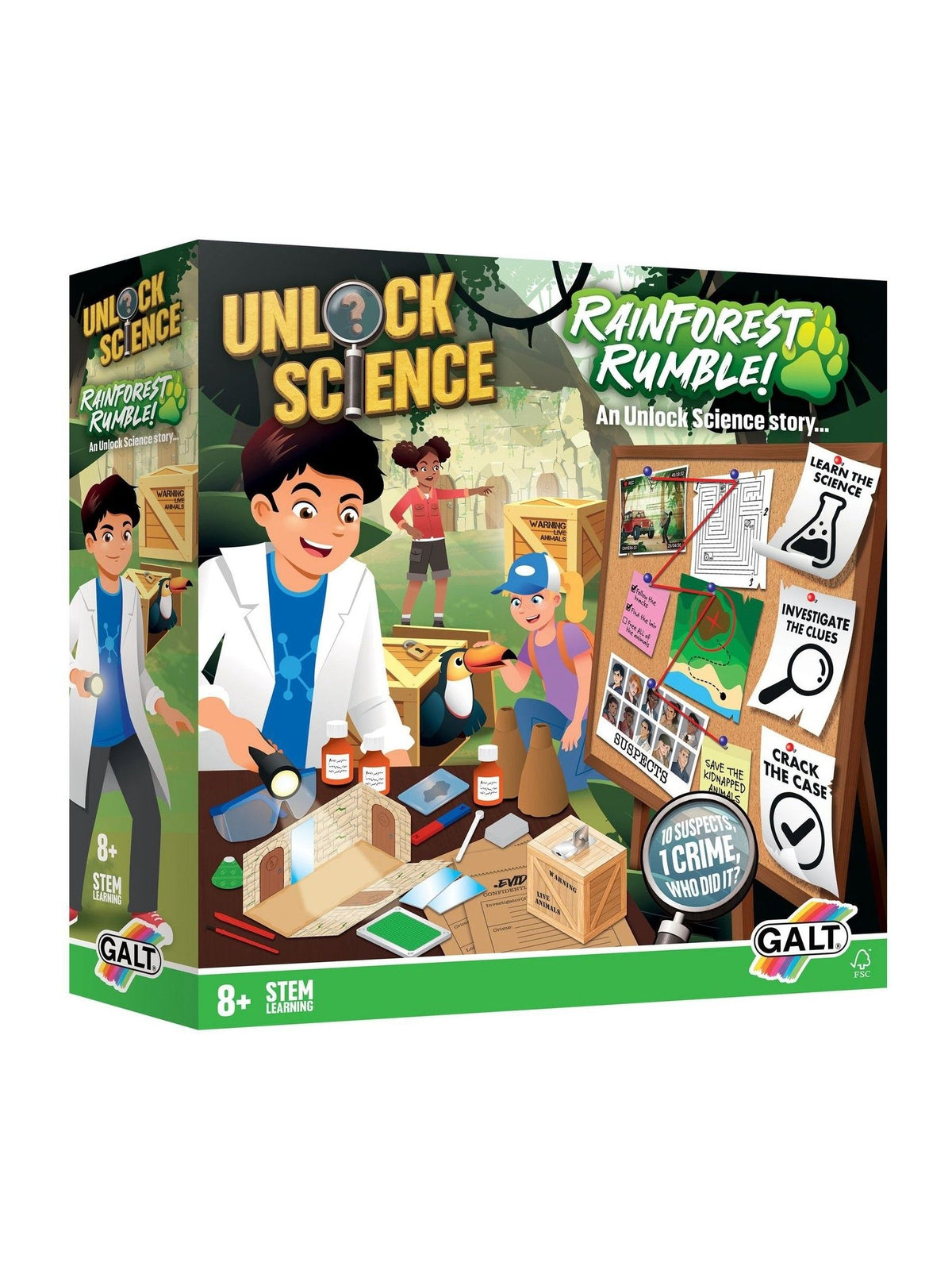 Galt Toys Rainforest Rumble science kit British brand