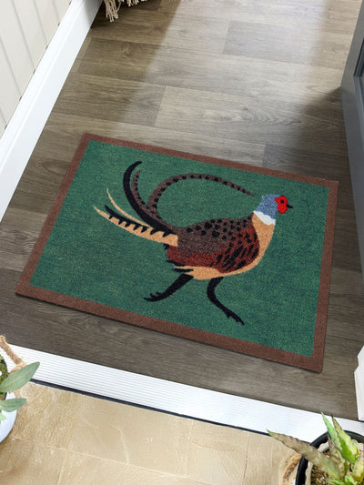 Next My Mat Green Pheasant Indoor Mat 75cm x 50cm- Buy online at McGrocer