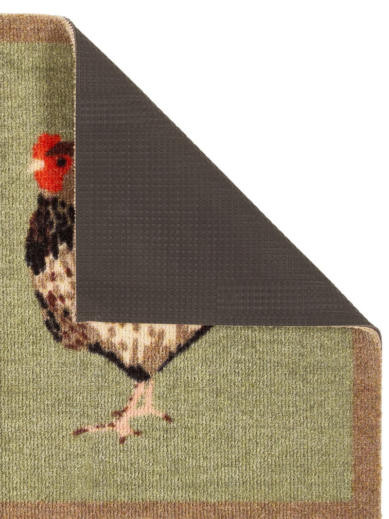 My Mat green chickens mat 50x75cm, UK version
