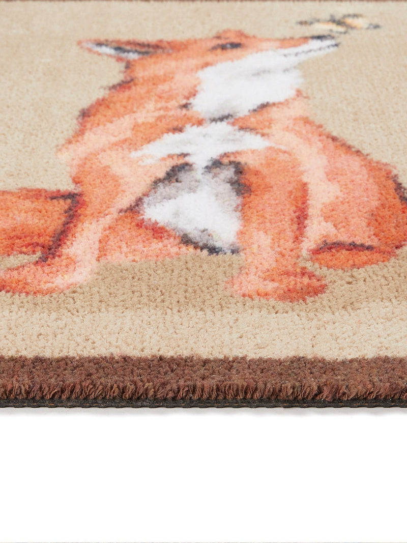 Hug Rug mat Beige Ginger Fox 65x85 cm, UK version