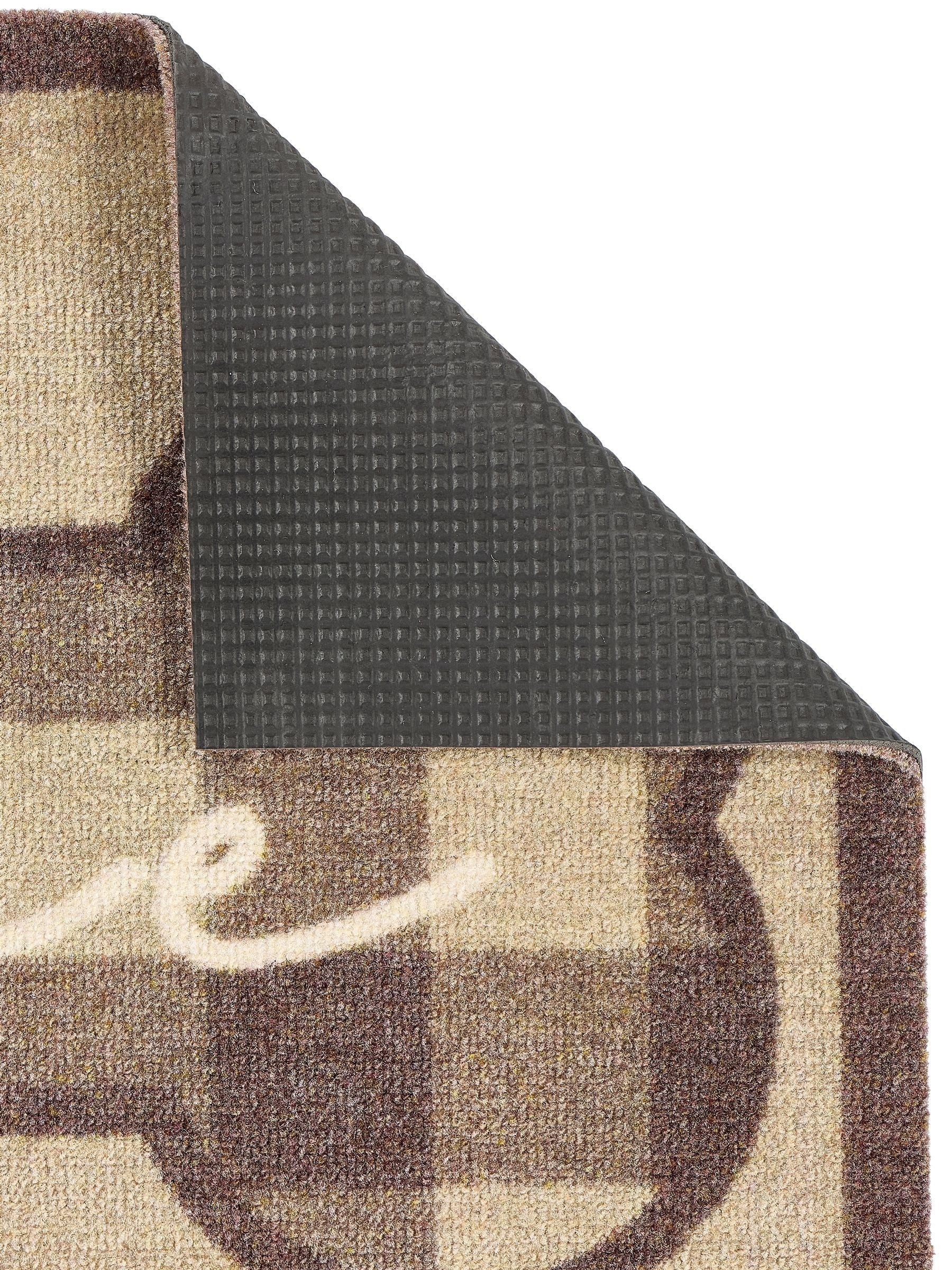 Howler & Scratch brown plaid home mat 50x75cm (British brand)