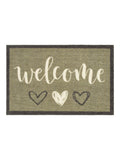 My Mat Welcome Hearts doormat 50cm wide - British product