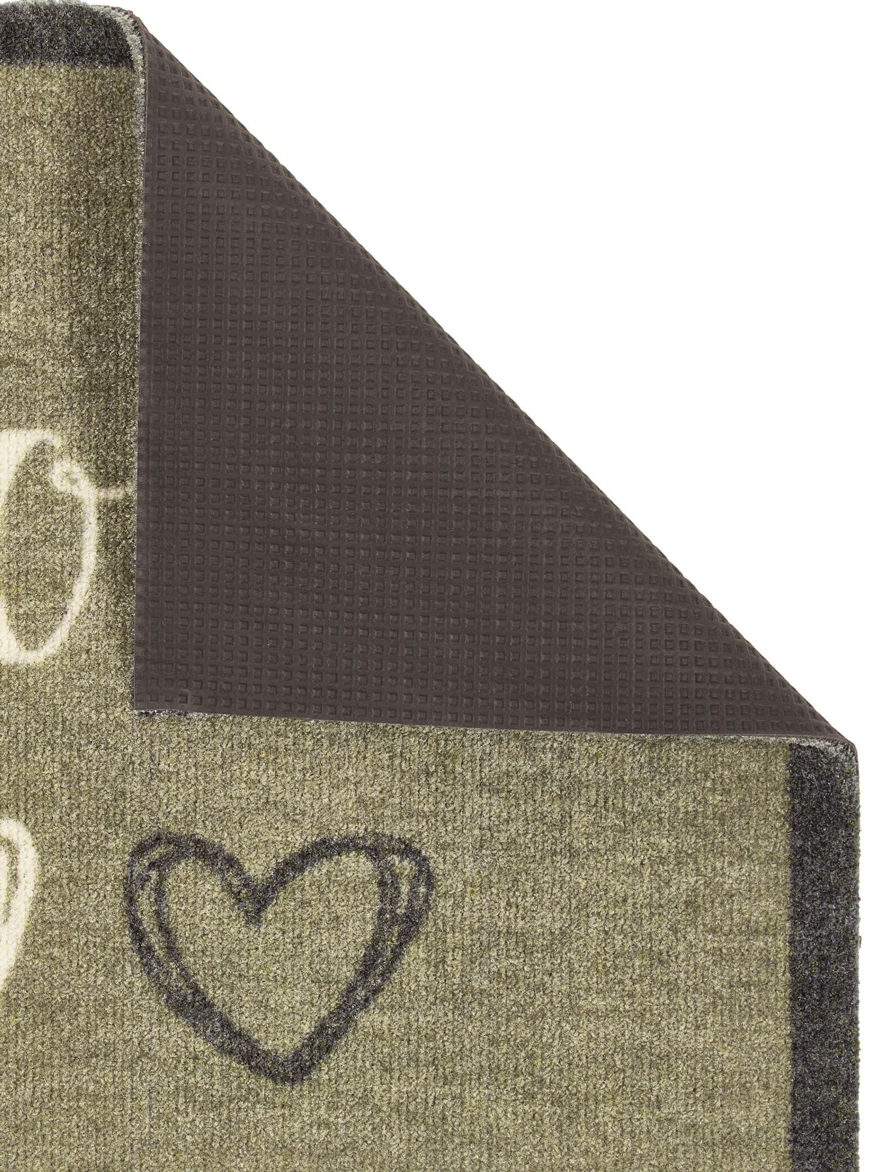 My Mat Welcome Hearts doormat 50cm wide - British product