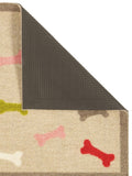 Howler & Scratch beige multibones pet runner 50x150cm, imported from the UK