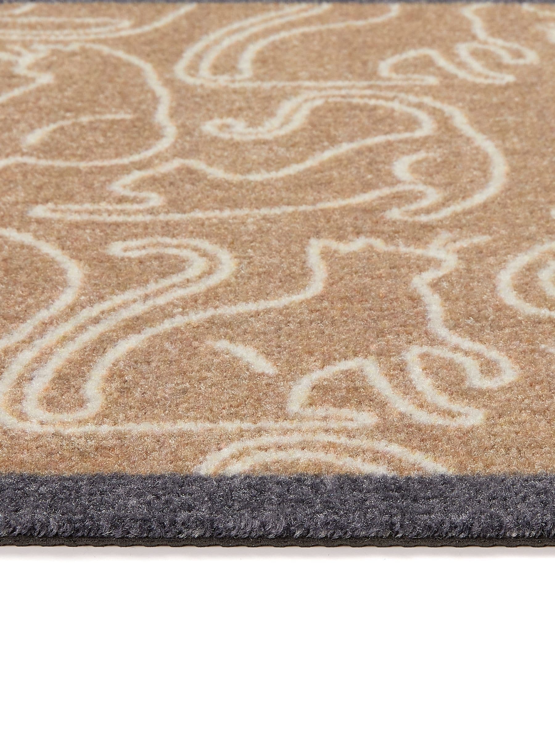 Howler & Scratch cat mat beige outlined cats design 50x75cm (British brand)