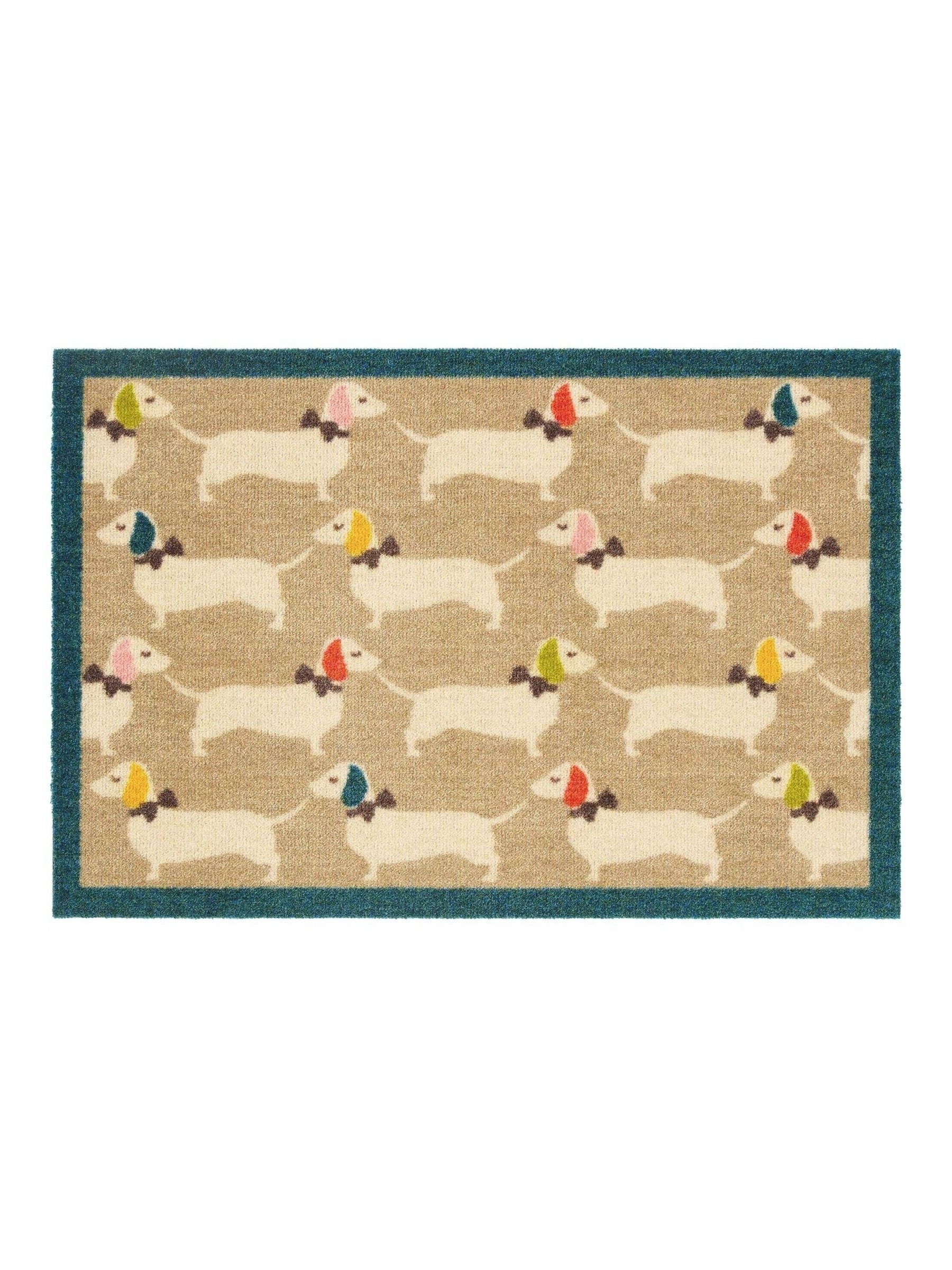 Howler & Scratch beige doggie mat 50x75cm (British brand)