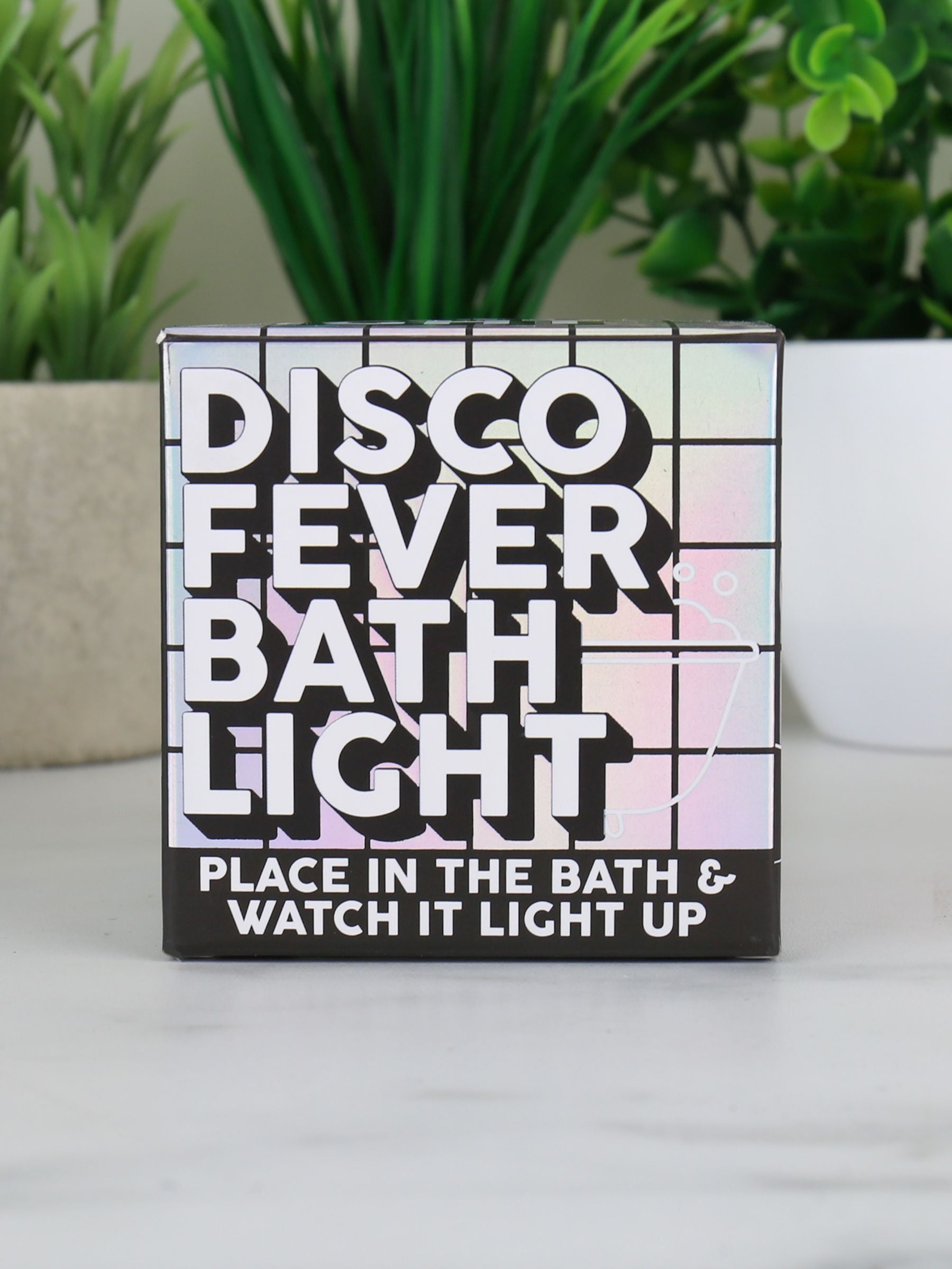 Gift Republic Silver Disco Fever Bath Light (British brand)