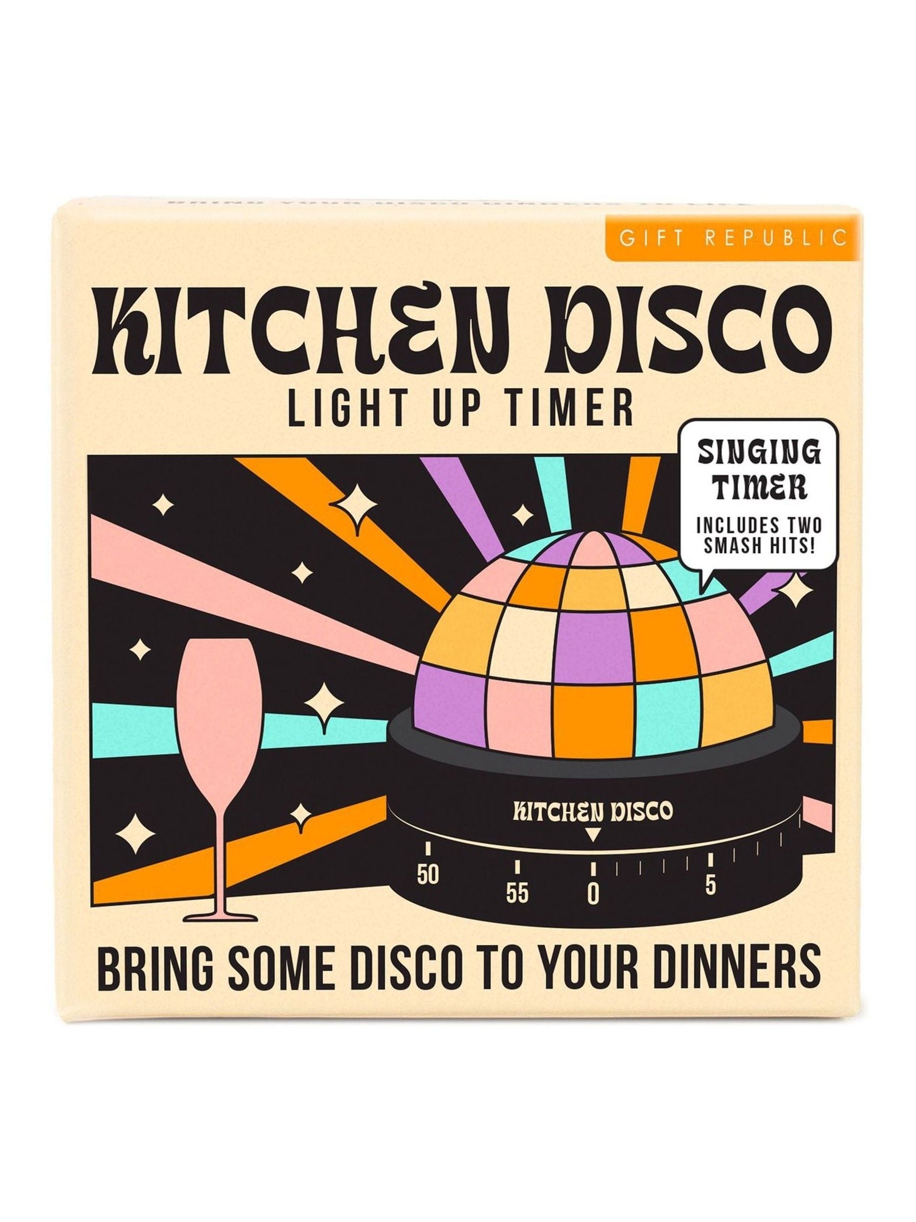 Gift Republic kitchen disco light up timer 60-minute - British product