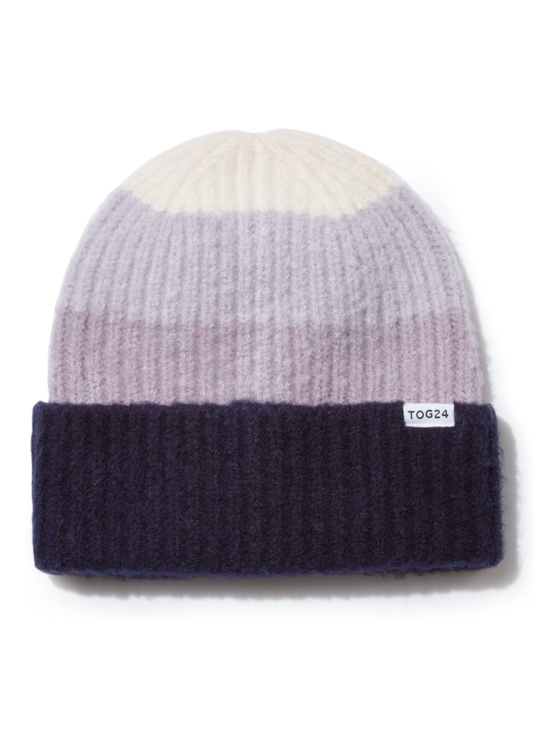 Tog 24 purple Desmon winter knit hat beanie, UK version