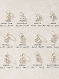 Posh Totty Designs 9ct gold zodiac charm necklace (British brand)