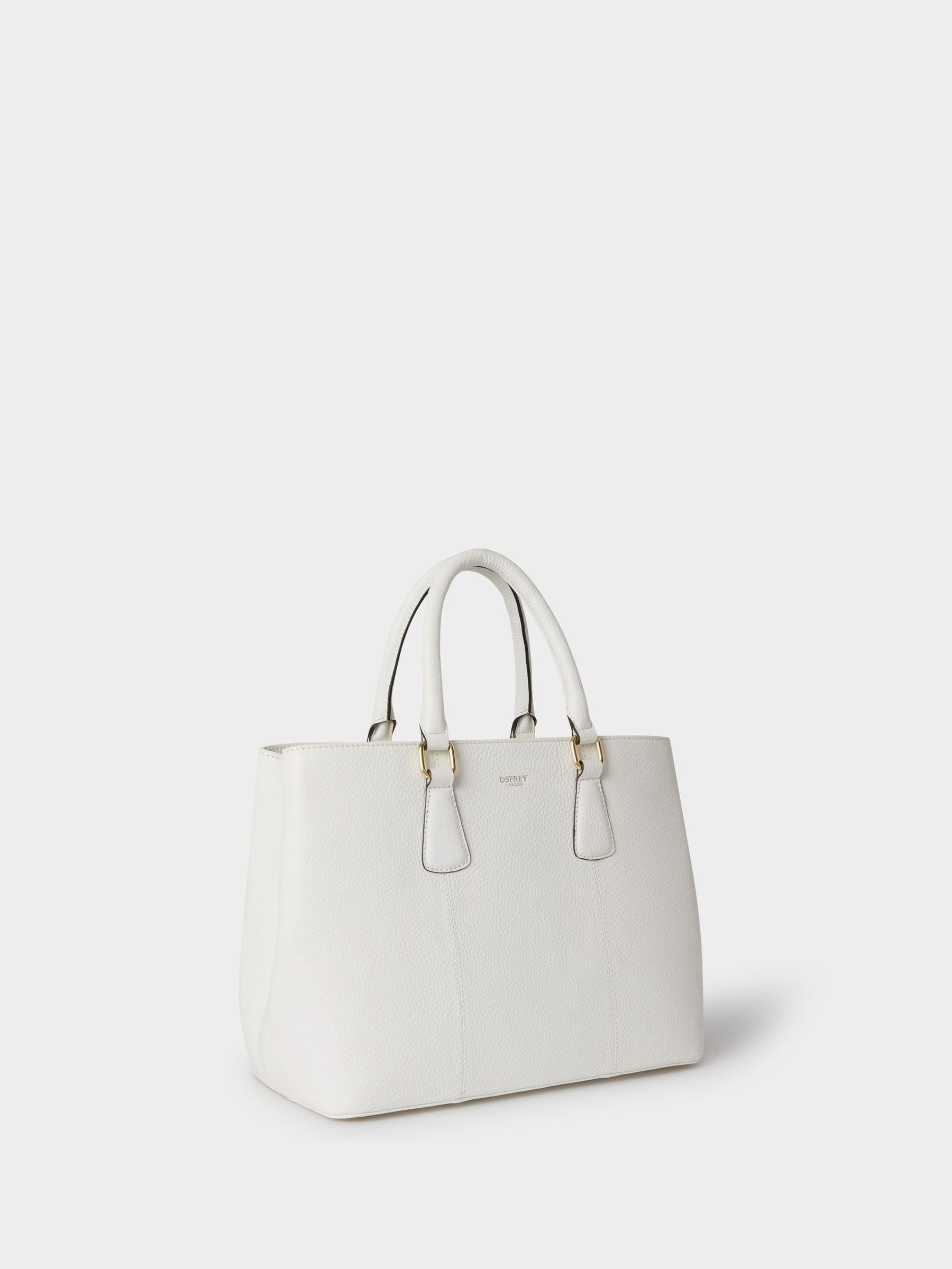 Osprey London White The Adaline Leather Work Bag