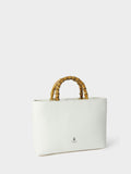Osprey London white medium Clio leather grab bag, UK version