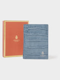 Osprey London Wentworth Italian Leather Passport Cover Black
