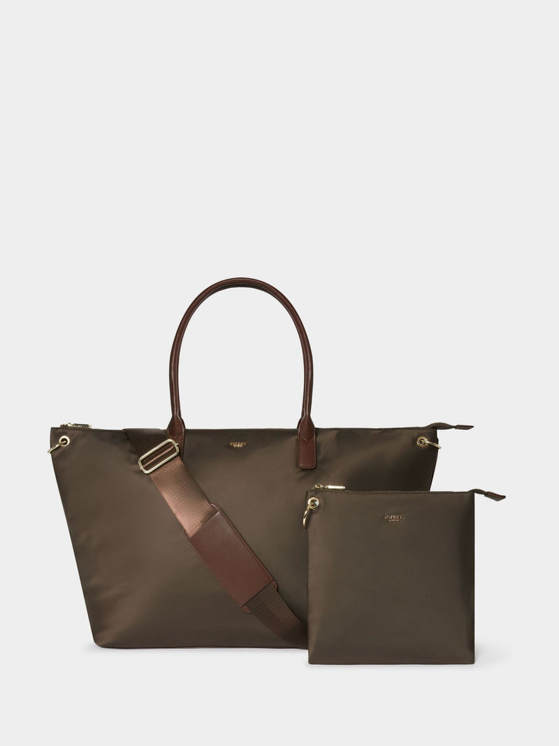 Osprey London The Voyage Grey Nylon Weekender Bag