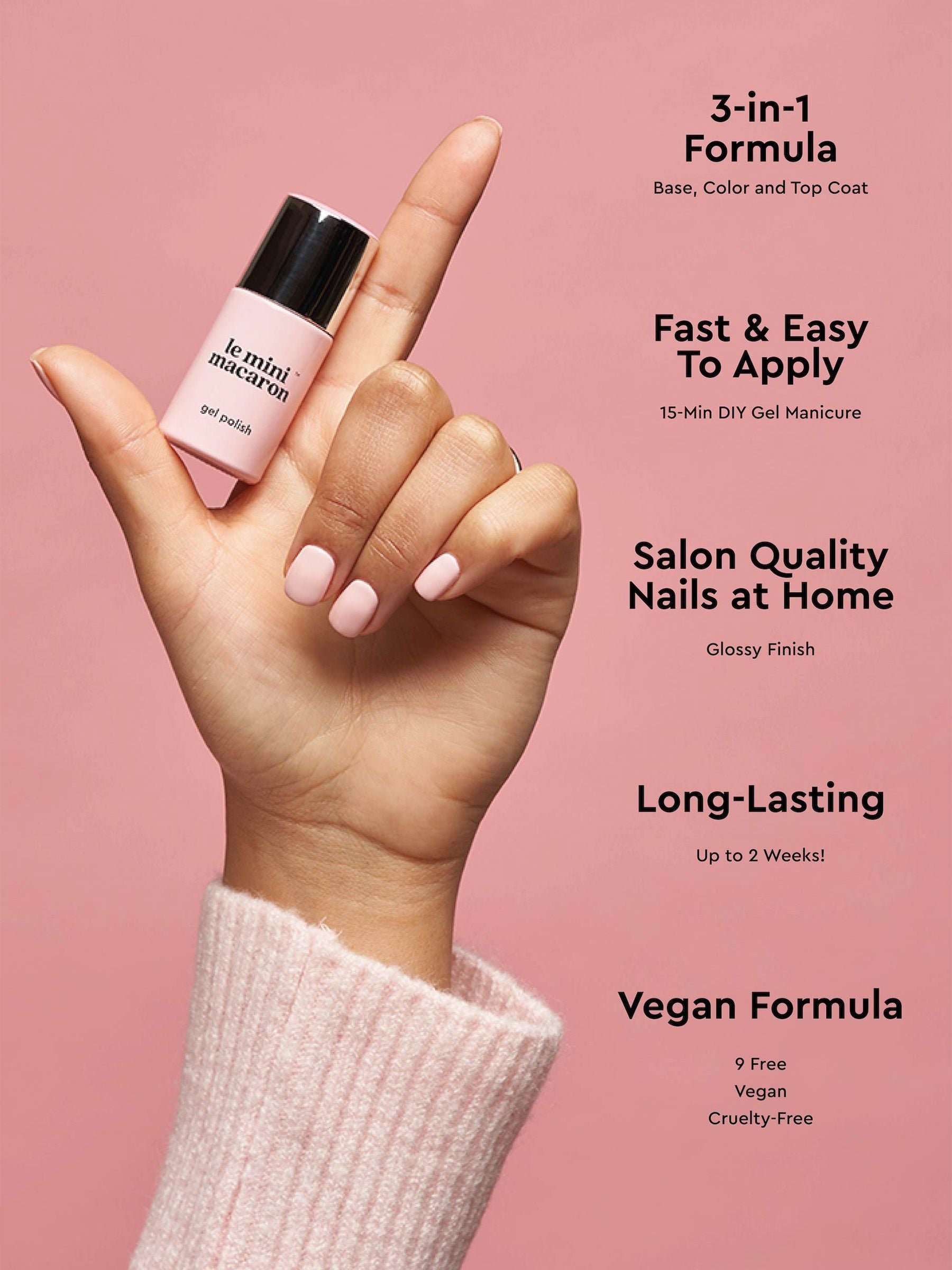 Le Mini Macaron Pearlescence Gel Manicure Kit, UK version