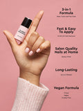Le Mini Macaron Deluxe Gel Manicure Kit La Vie En Bloom, imported from the UK