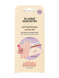 Le Mini Macaron blush semi cured gel strips starter kit, UK version