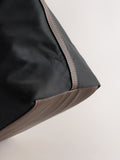 Black nylon shoulder bag with zip pocket, tote style (British brand)