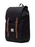 Herschel Retreat Small Backpack black polyester fabric (British brand)