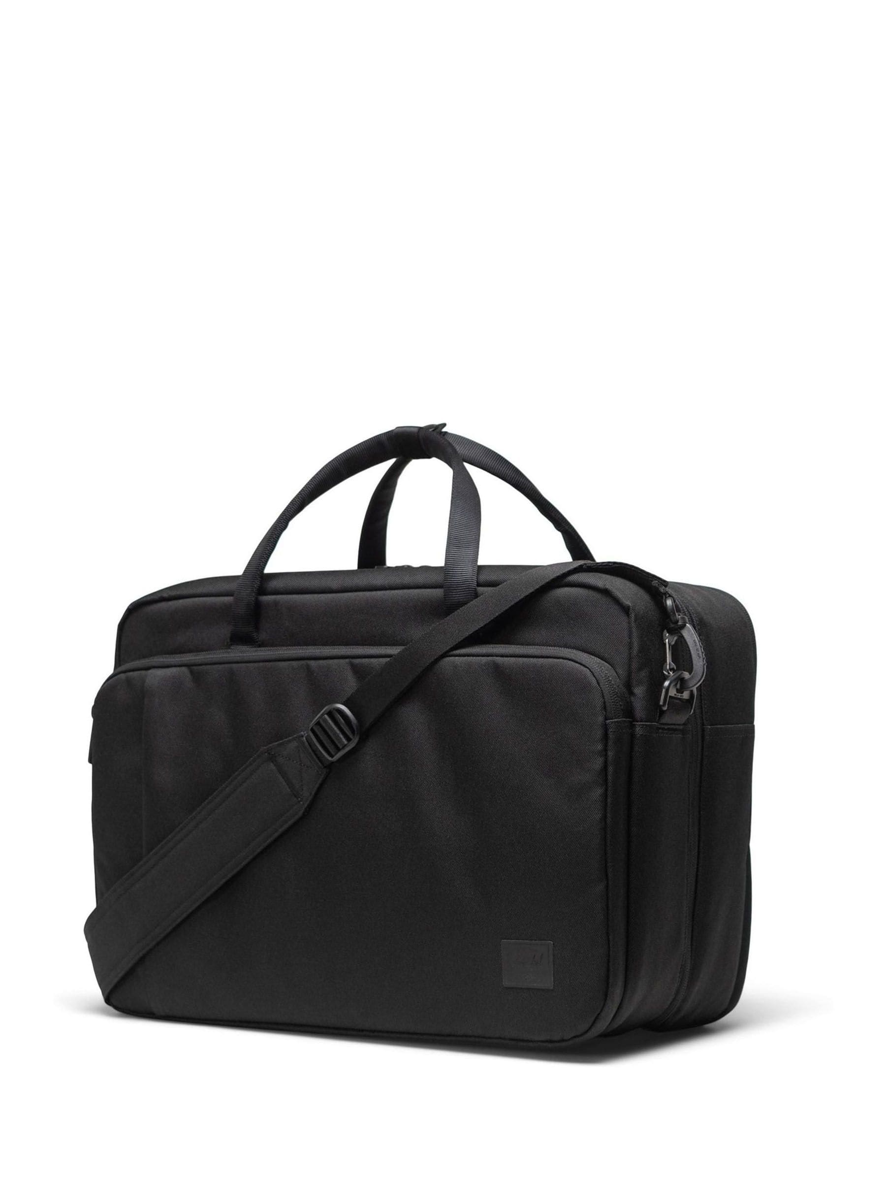 Herschel Supply Co. black Bowen convertible travel duffle, UK version