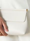 Gold Foldover Clutch Bag