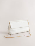 Gold Foldover Clutch Bag