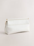 Gold Foldover Clutch Bag