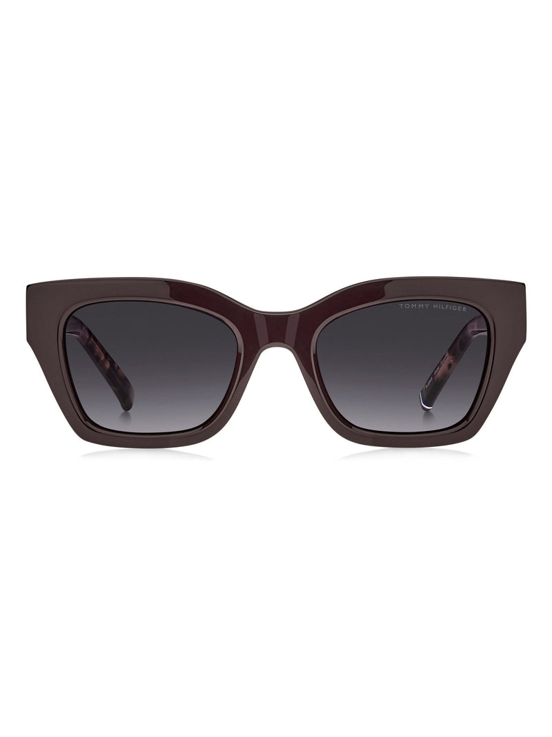 Tommy Hilfiger cat eye sunglasses brown burgundy pink (British brand)