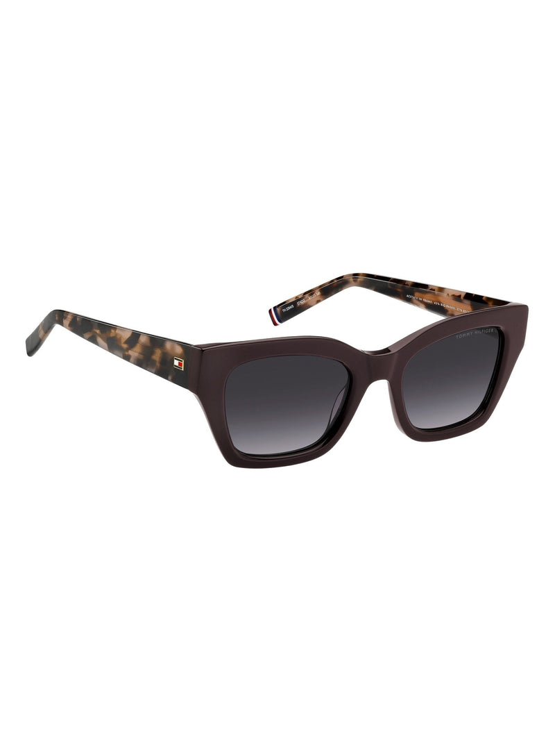 Tommy Hilfiger cat eye sunglasses brown burgundy pink (British brand)