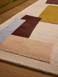 MADE.COM wool tufted rug with geometric design, imported from the UK
