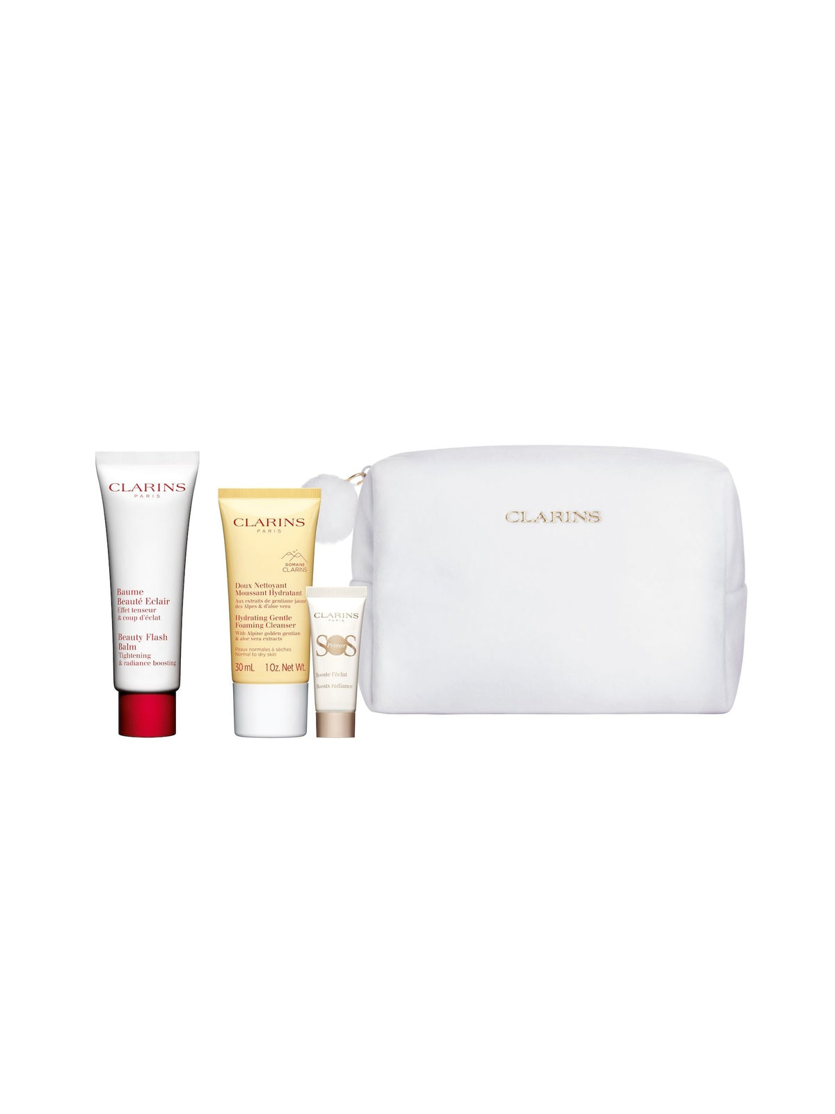 Clarins Radiance Care Gift Set skincare 75ml - British product